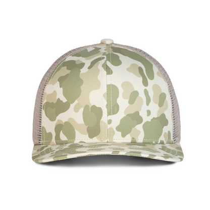Sobro – The Waterwood Trucker 6 Panel - Timber Ghost - Duck Shade 2 - product view