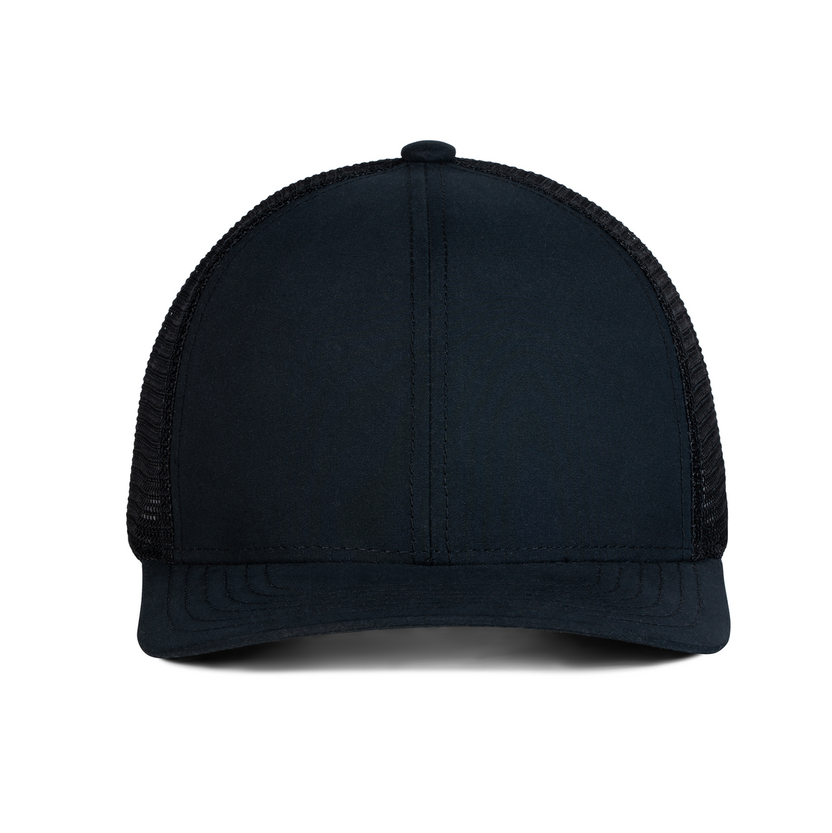 Sobro – The Waterwood Trucker 6 Panel - Black (WTWD6-30) - product view
