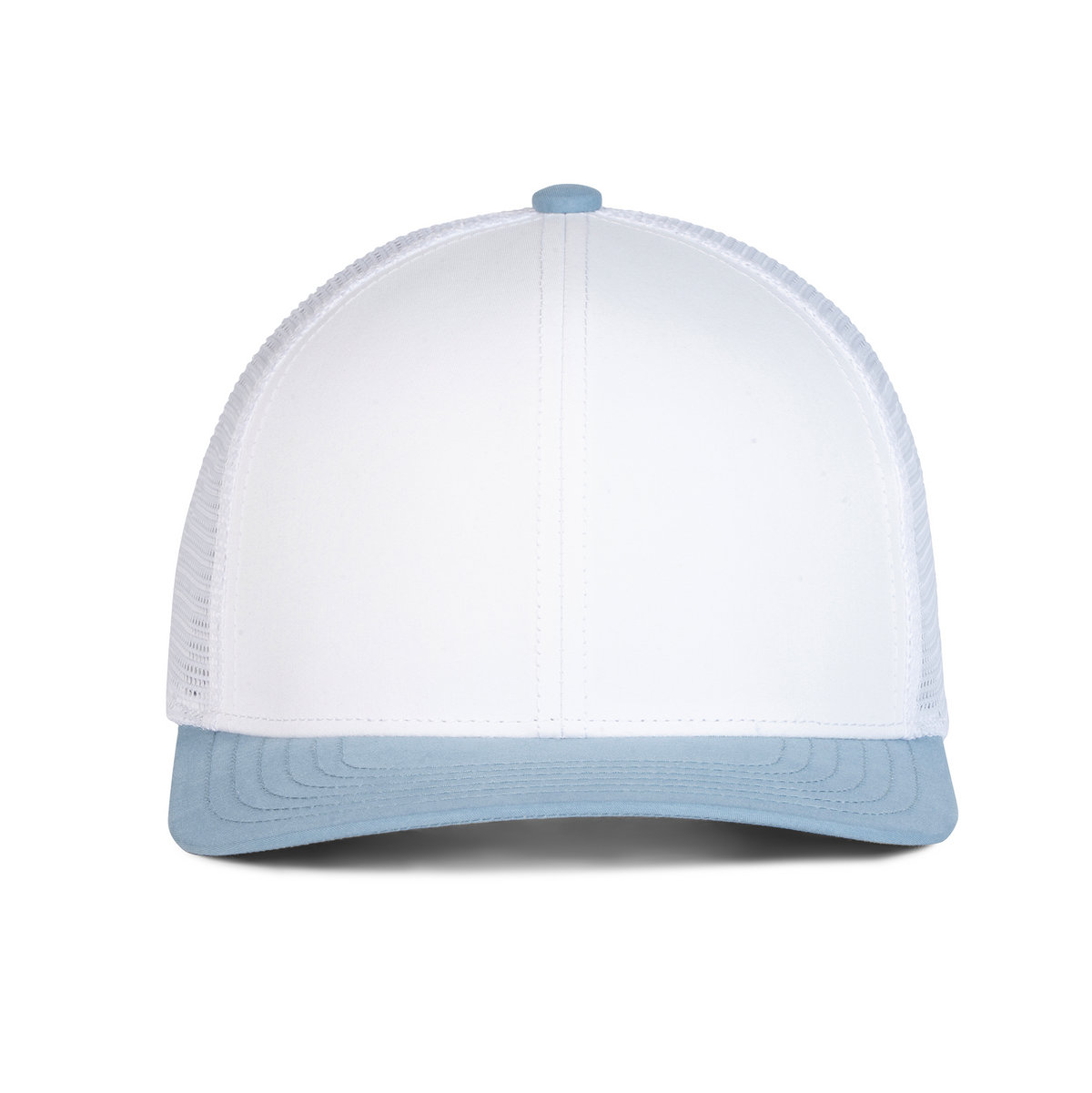 Sobro – The Waterwood Trucker 6 Panel - White & Salty Blue - product view