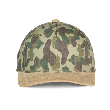 Sobro – The Waterwood 6 Panel - Timber Ghost - 1974 Buck/Pig Split Leather - Tan - product view
