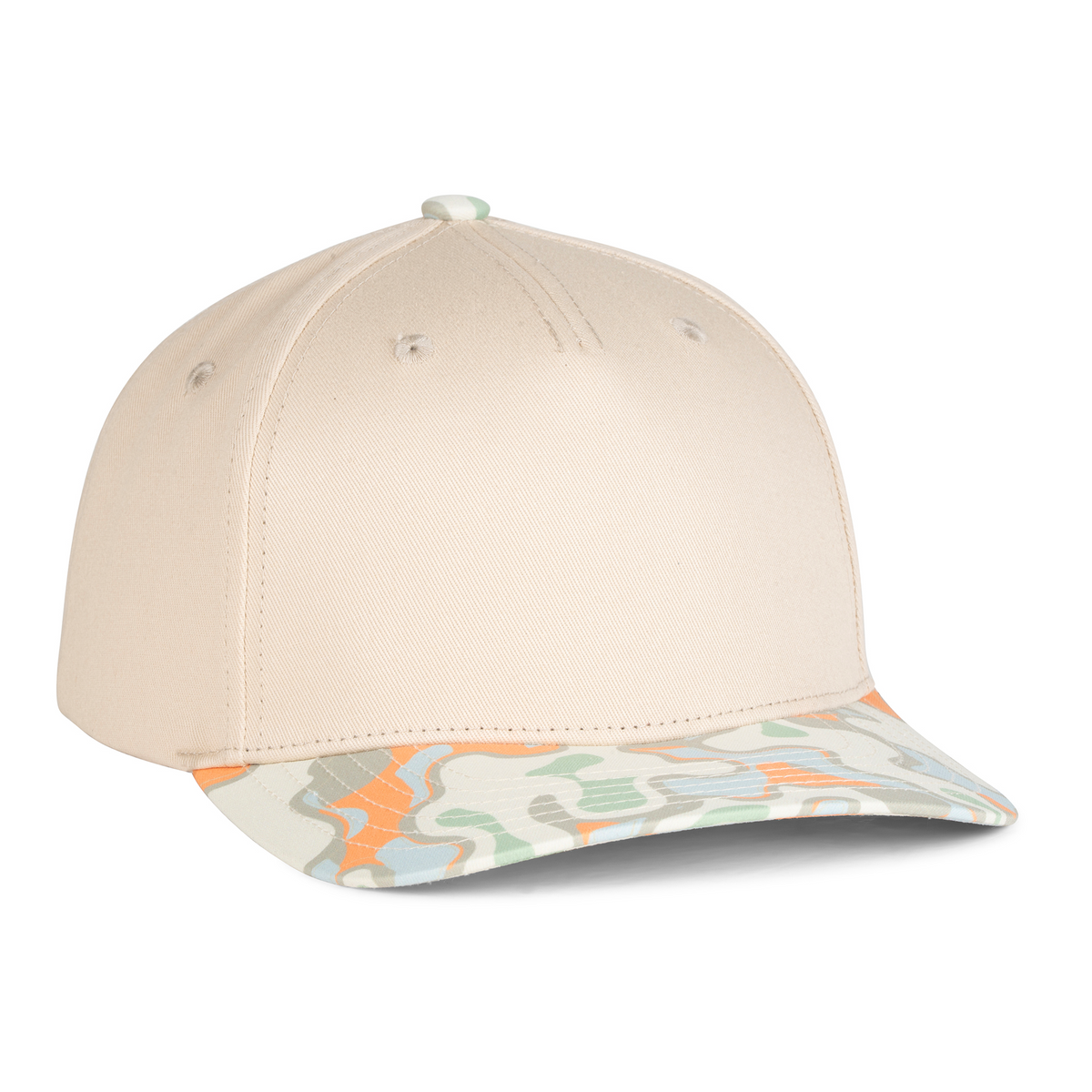 Sobro – The Waterwood 5 Panel - Ivory & Coastal Tide - product view