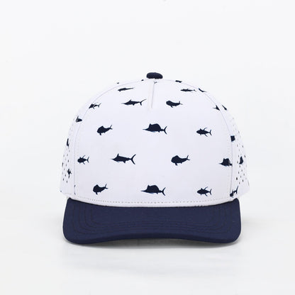 10 10 Hats – Kids 5 Panel Waterproof Hat - Offshore Navy - front view