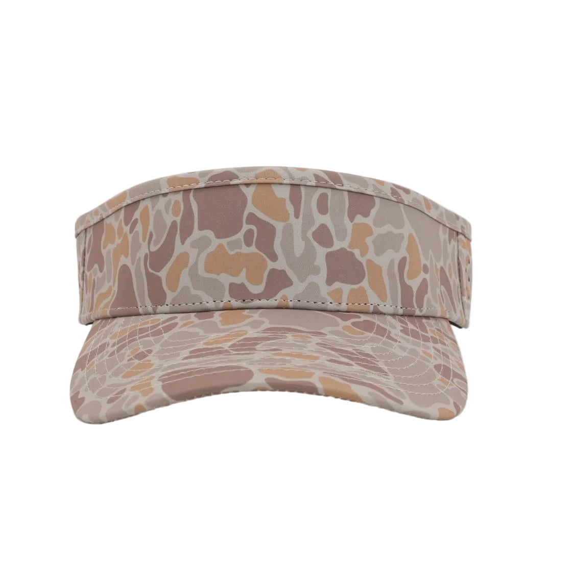 10 10 Hats – Waterproof Performance Visor - Wild Desert Camo - front view