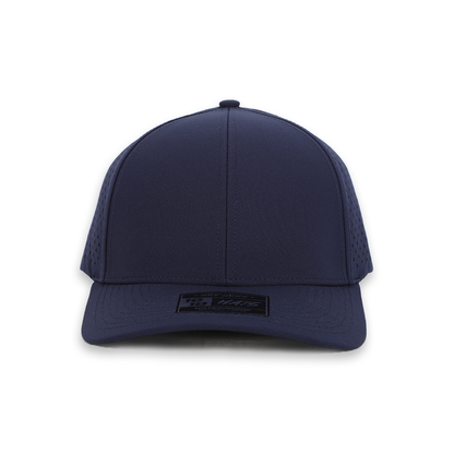 10 10 Hats – 6 Panel Waterproof Hat - True Navy - front view